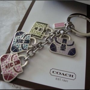 Authentic Coach Handbag Keychain
